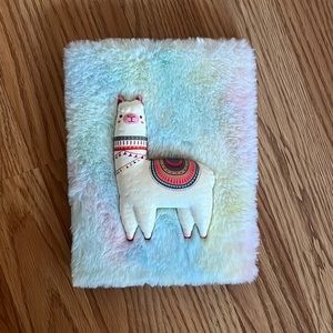 [SOLD] Pen+Gear Faux Fur Journal, Llama, 192 Pages